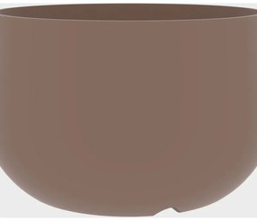 Vaso per piante e fiori URBANO ACAYA in polietilene tortora H 50 cm Ø 78 cm