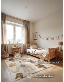 Tappeto per bambini color crema 160x235 cm Animal Safari – Hanse Home