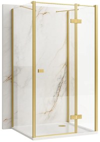 Cabina doccia Rea Atlas 80x90 Brush Gold