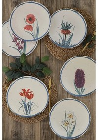 Set di 6 piatti da portata in ceramica, ø 25 cm - My Ceramic