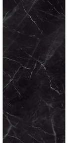 Piastrella da rivestimento interno 120 x 280 cm Sp. 6 mm rettificato Marquinia in gres porcellanato satinato nero traffico medio (pei 2/5) 3.36 mq