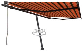 Tenda Da Sole Autoportante Automatica 450x350cm Arancio Marrone /