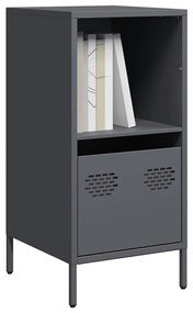 Credenza Antracite 35x39x73,5 Cm İn Acciaio Laminato A Freddo /