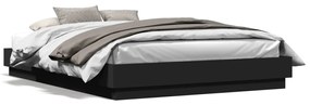 Giroletto Con Luci Led Nero 160x200 Cm /