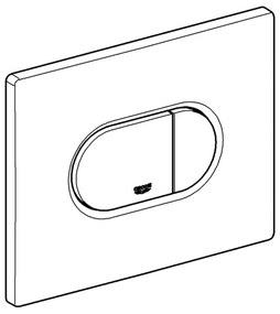 GROHE 38858SH0 - Pulsante di scarico ARENA COSMOPOLITAN 156 × 197 mm bianco