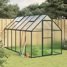 Telaio Serra Con Base Verde 334x169x195 Cm İn Alluminio /