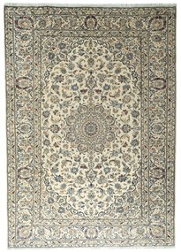 Kashan Tappeto 250 x 350 Beige (Iran) Annodato A Mano