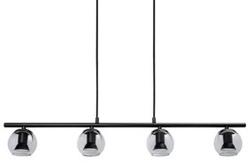 Lindby - Samika 4 Lampada a Sospensione Black Lindby