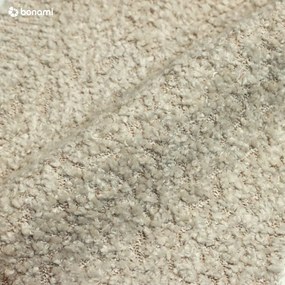 Divano letto in tessuto bouclé beige 215 cm Patti - Bonami Selection