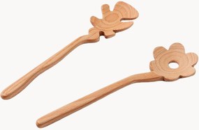 Set di 2 utensili da portata in legno di faggio Serving Friends