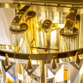 Brilagi - LED Applique di cristallo MOZART 2xE14/40W/230V oro