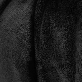 Coperta nera in micropile 130x170 cm Raschel Velvet – Catherine Lansfield