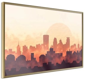 Poster  Melancholy of Sunset  Cornice Quadri Cornice d'oro, Larghezza x Altezza Home decor 30x20