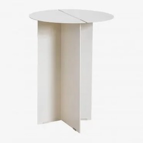 Tavolino rotondo in acciaio Gromit Ø35 cm - Sklum