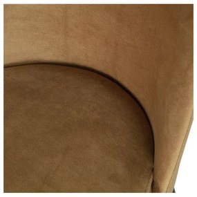 Sedie da pranzo in set color senape in velluto 2 pz Vogue – WOOOD