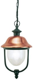 Lampadario Moderno Rustica grigio paralume trasparente E27 SOVIL