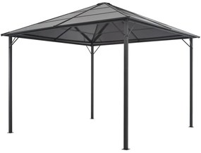 Gazebo Con Tettuccio İn Alluminio 3x3 M Antracite /