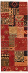 Patchwork Tappeto 80 x 200 (Indian) Annodato A Mano
