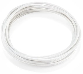 Cavo Tessuto Bianco 5M