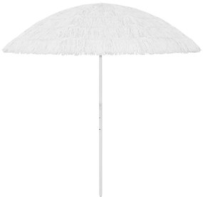 Ombrellone Da Spiaggia Hawaii Bianco 300 Cm /