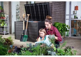 Contenitore da giardino in plastica marrone Ontario - Keter