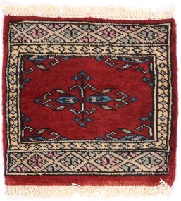 Bokhara Tappeto 30 x 30 (Pakistan) Annodato A Mano