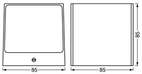 Ledvance - Lampada da esterno LED RGBW dimmerabile BRICK LED/14W/230V Wi-Fi IP44