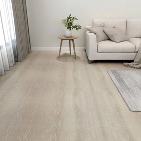 Listoni Per Pavimenti Autoadesivi 55 Pz İn Pvc 5,11 M² Beige /