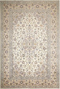 Kashan Tappeto 240 x 350 Beige (Iran) Annodato A Mano