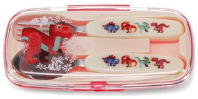 Posate per bambini in acciaio inox 2 pz Baby Dinos – Rex London