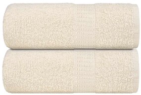 Asciugamani Per Sapone 2 Pz Crema 30x30 Cm 360 G/m² 100% Cotone /