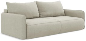 Divano color crema allungabile/con contenitore 216 cm Nanea – Makamii