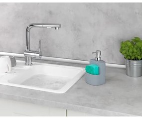 WENKO 3620116100 - Dispenser di sapone FESTIVAL 10x18 cm grigio