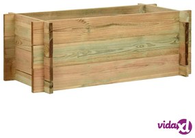 vidaXL Fioriera Giardino Letto Vegetale in Legno Pino Impregnato 80 cm
