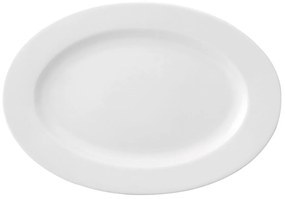 Piatto Piano Ariane Prime Ovale Ceramica Bianco (22 x 20 cm) (12 Unità)