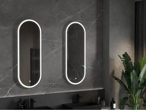 Mexen Bono specchio da bagno retroilluminato 45 x 120 cm, LED 6000K, antiappannamento - 9816-045-120-611-00