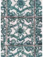 Rebel Walls Carta da parati Artisan Tiles - Brazilian Green