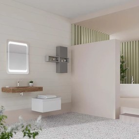 Cassetti per mobile bagno (componibili) L 60 x L 46 cm in truciolare bianco opaco Ofset