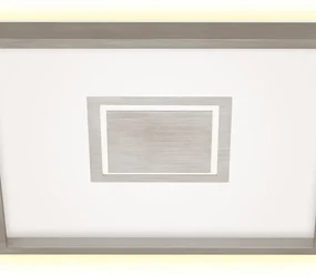 Plafoniera LED moderno Geo, argento42.3 cm