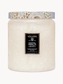 Candela profumata con due stoppini fatta a mano Japonica Collection (Santal, Vaniglia Bourbon e Oud)