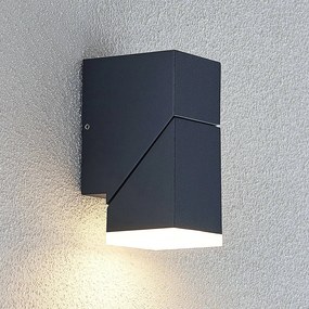 Applique da esterni a LED Sally Lindby, Nero, Alluminio, Moderno, Applique LED da esterni