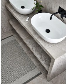 Passatoia da interno/esterno grigia 70x200 cm Edit Warm Grey – Pappelina