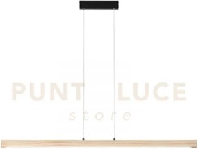 Lampadario a sospensione led joseph legno 22w 2750lm cct 3000k 4000...