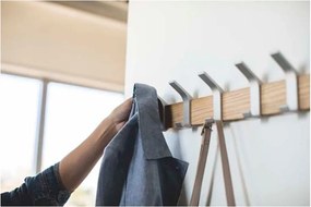 Attaccapanni da parete color legno naturale in frassino Rin Claro - YAMAZAKI