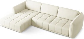 Divano angolare bianco (con penisola a sinistra) Hoku – Makamii