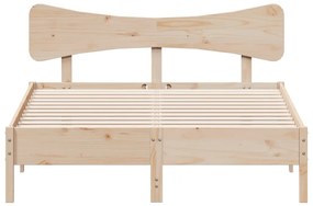 Giroletto senza materasso 120x190 cm in legno massello di pino