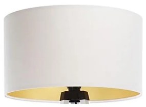 Paralume universale STANDART E27 diametro 45 cm bianco/oro