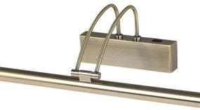 Searchlight 8343AB - Lampada LED da quadri LED/14W/230V ottone