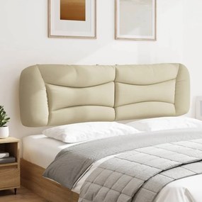 Cuscino testiera crema 180 cm in tessuto