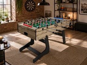 Tavolo da Calcio Balilla Deluxe Pieghevole Verticale...